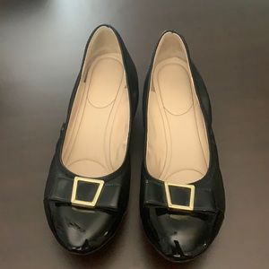Cole Haan black wedges, size 10.5, barely worn